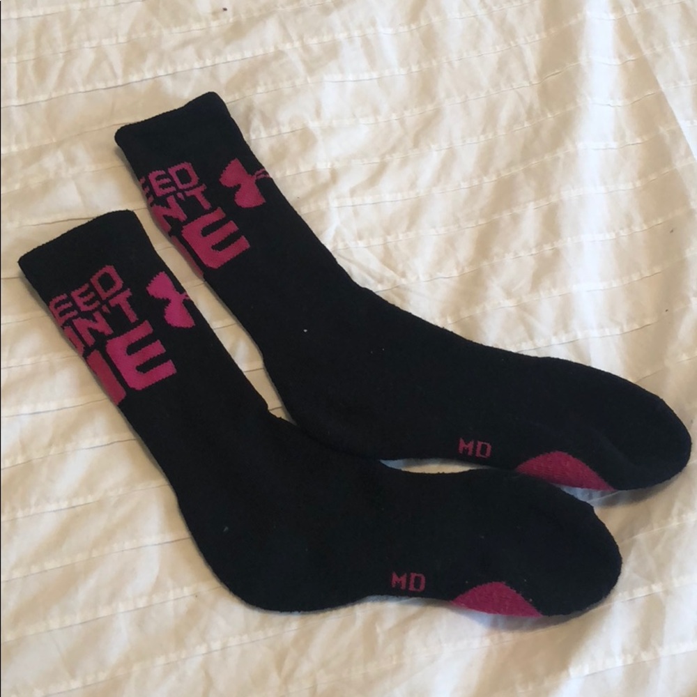 🍒UNDER ARMOUR - speed don’t lie socks worn 1X 🍒